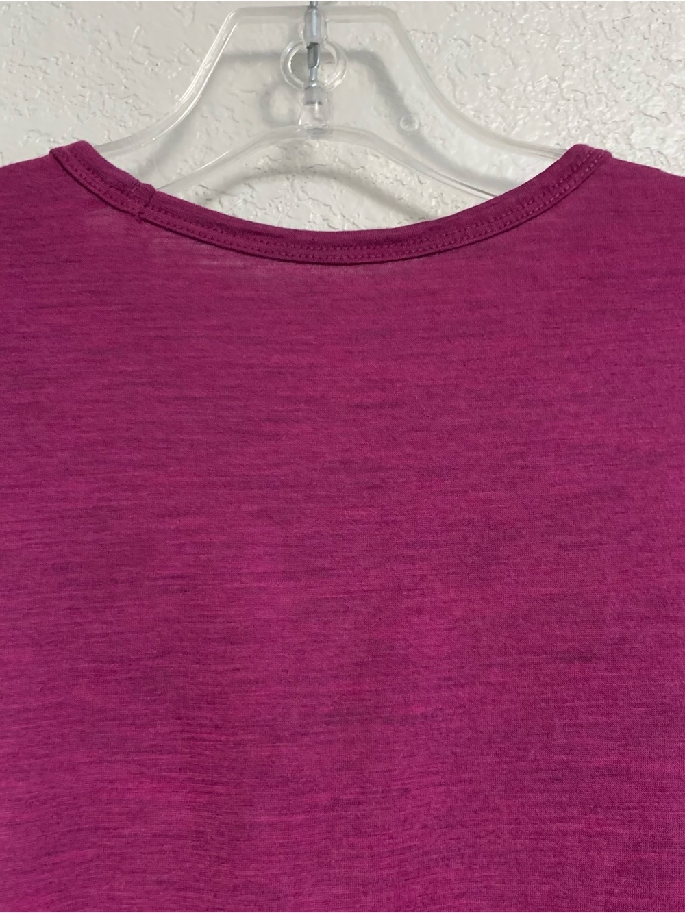 Segments Tee Top Womens M Merino Wool Base Layer Print Long Sleeve Crew Magenta - Picture 9 of 16